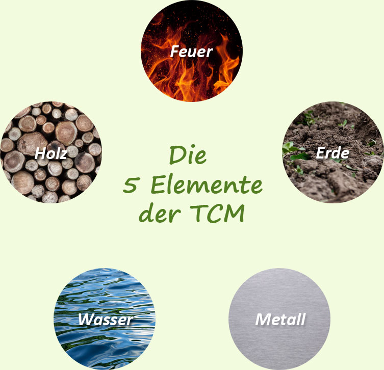 Die 5 Elemente der TCM